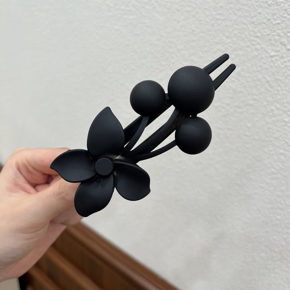 Frosted Flower Hair Clips for Women & Girls – Sweet Simple Matte Floral Barrettes for Fine or Soft Hair (Mix & Match, Min. 10 pcs)