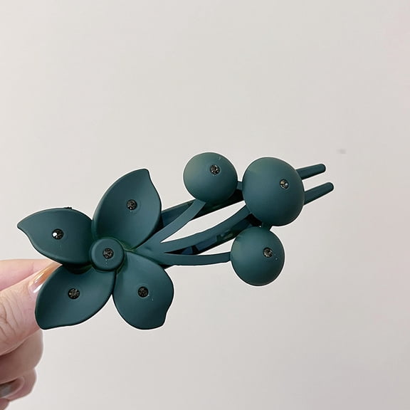 Frosted Flower Hair Clips for Women & Girls – Sweet Simple Matte Floral Barrettes for Fine or Soft Hair (Mix & Match, Min. 10 pcs)