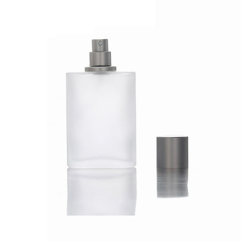 Frosted Glass Bottle Perfume Atomizer Refillable Spray Empty