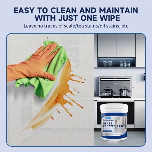 Frosted Glass Coating Spray, 350g, Waterproof Window Paint, Protective Film for Home Door Glass Decoration