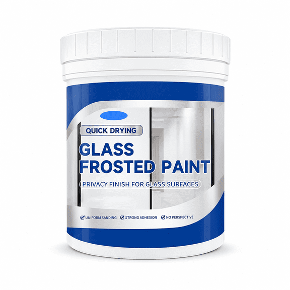 Frosted Glass Coating, Waterproof Privacy Paint for Doors Windows, 100ml, Glass Frosting Paint