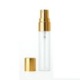 thumbnail image 1 of Frosted Glass Mini Spray Bottle 5ml, Refillable Empty Perfume Atomizer with Aluminum Nozzle & Cap, Travel Size Sample Bottle with Fine Mist, Ideal for Fragrance, Skincare, Cosmetic, 1 of 2