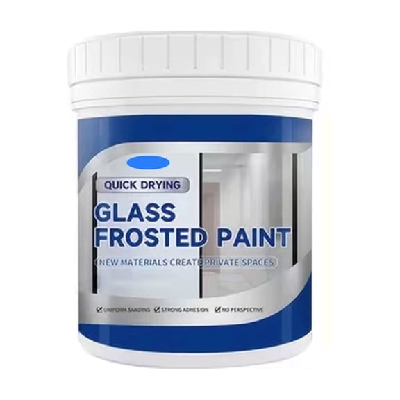 Frosted Glass Paint for Privacy Protection, ZzCityTK Waterproof Coating Kit with Easy Application, DIY Window Film Alternative for Bathroom Kitchen Office 100ml