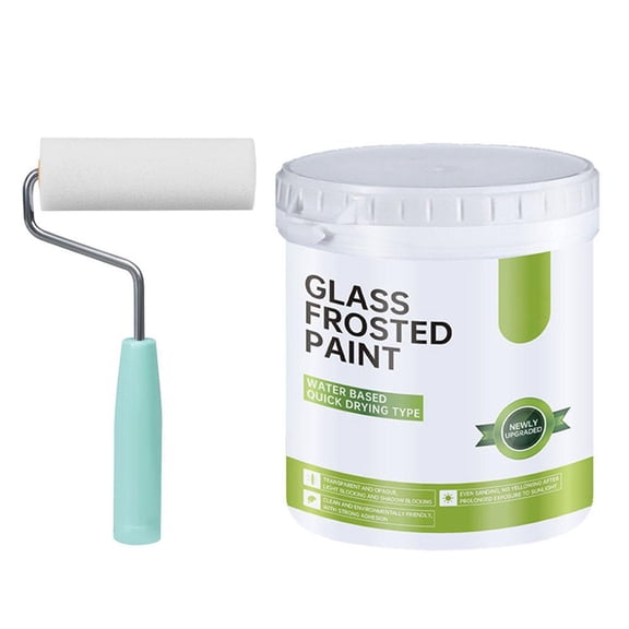 Frosted Glass Paint for Windows: Waterproof, UV-Resistant, with Privacy Protection for Bathrooms and Offices