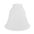 thumbnail image 1 of Frosted Glass Ribbed Bell Shaped Light Shades Chandelier Pendant Suitable for Ceiling Wall Lamp Shade E27 Lamp Holder Lampshade - 3, as described 3, 1 of 10