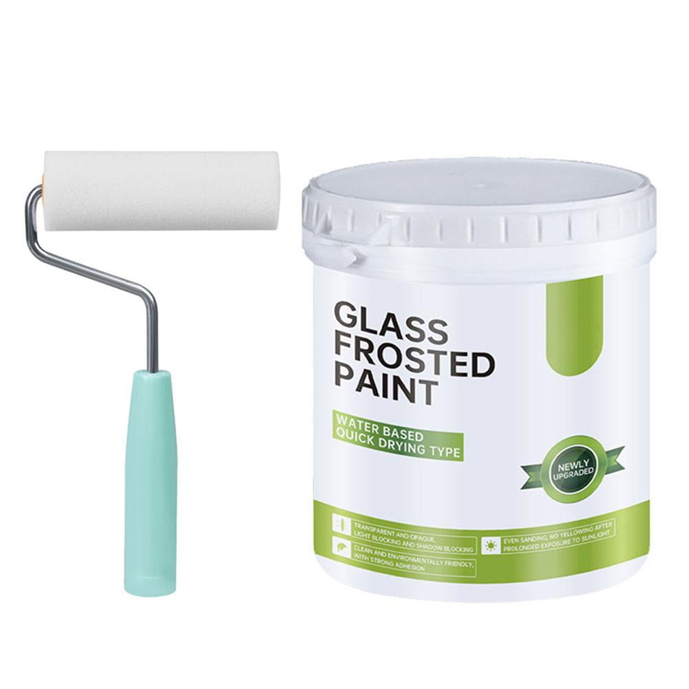 Frosted Glass Spray Paint, 500ml Window Privacy Coating for Bathroom Kitchen and Sliding Door, Waterproof UV Resistant Glass Film Paint