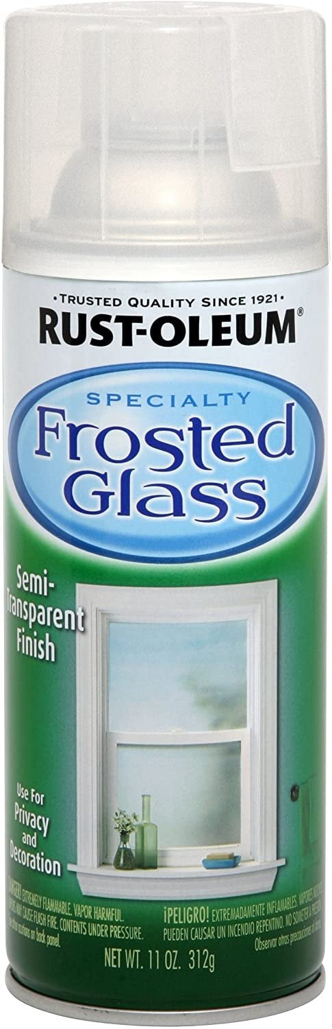 Rust-Oleum Frosted Glass Spray Paint - Gloss Finish, Specialty - 11 Ounce (Pack of 6)