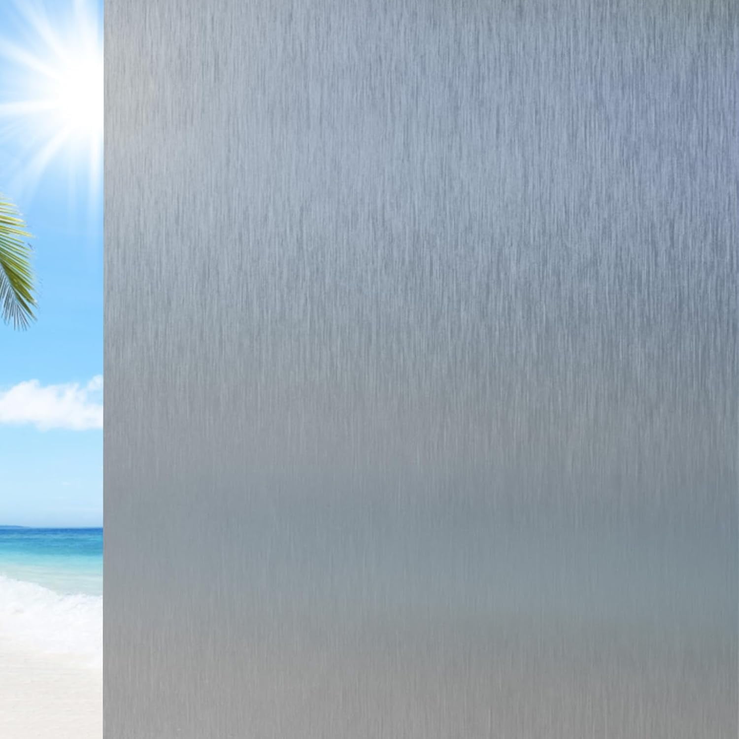 Frosted Glass Window Film Decorative, Window Privacy Film Static Cling ...