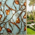 thumbnail image 1 of Frosted Glass Window Film Privacy Films Static Clings Uv Protection Sun Blocking Window decal Kit for Home Bathroom Office Stained Leaves (20), 1 of 4