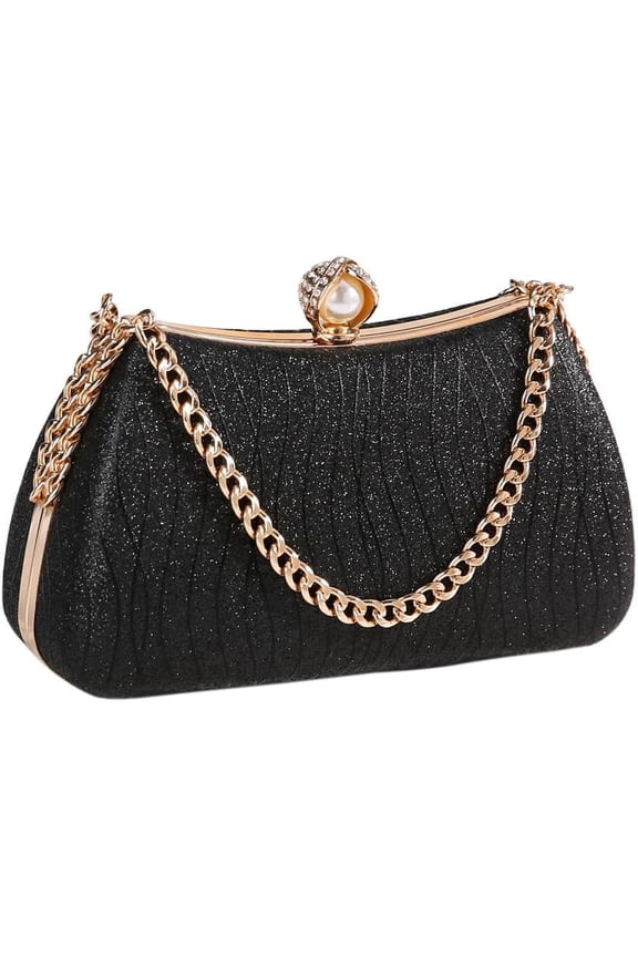 Frosted Glitter Clutch Purses for Women Evening Bag Formal Wedding Party Cocktail Prom Handbags