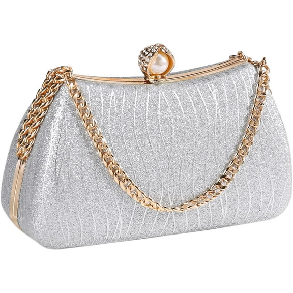 Frosted Glitter Clutch Purses for Women Evening Bag Formal Wedding Party Cocktail Prom Handbags