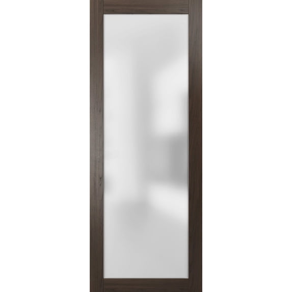 Frosted Lite Glass Door Panel Slab 30 x 96