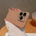 thumbnail image 1 of Frosted Magnetic PC Case for iPhone 13, Compatible with MagSafe Skind-friendly Shockproof Anti-scratch Ultra Thin Matte Candy Color Phone Case Cover for iPhone 13,  Rosegold, 1 of 7