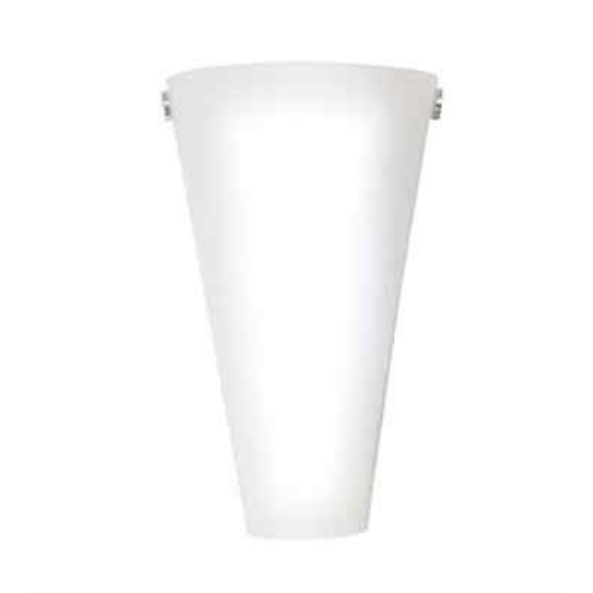 Frosted Marble Glass LED Sconce with Remote Control, White