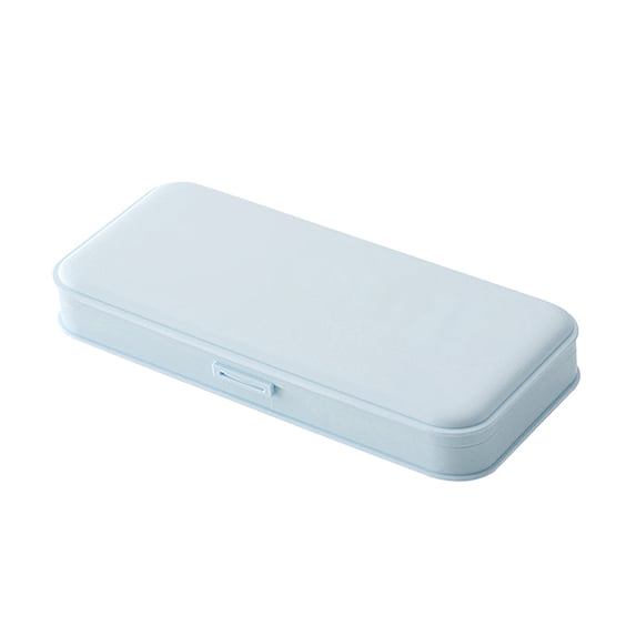 Frosted PP Plastic Multi Compartment Hard Stationery Box Portable Pen Marker Pencil Storage Case For Office Hobby Craft