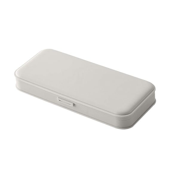 Frosted PP Plastic Multi Compartment Hard Stationery Box Portable Pen Marker Pencil Storage Case For Office Hobby Craft