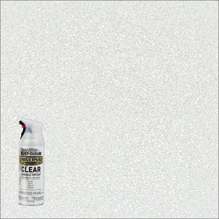 Frosted Pearl Clear, Rust-Oleum Universal All Surface Interior/Exterior Gloss Spray Paint, 11 oz