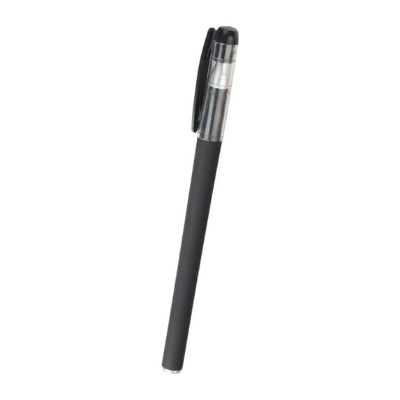 Frosted Pen GP380 Non-Slip Grip Ballpoint Pen 5.71in Office Exam Student Gel Ink Pen Unisex Carbon Pen (Black)