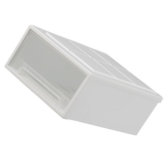 SOPOTUTU White Plastic Drawer Type Storage Case with Large Capacity for Organizing Clothes and More