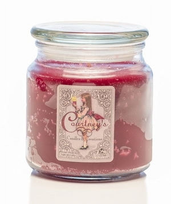 Frosted Plum -  Courtneys Candles Maximum Scented 16oz Jar Candle
