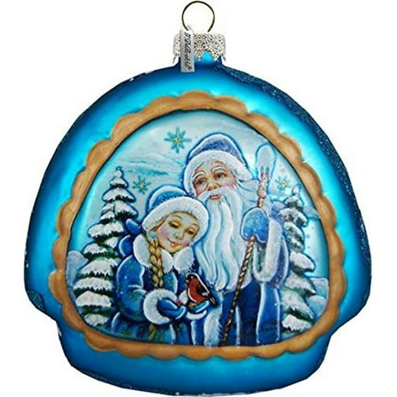 Frosted Story, Holiday Splendor Glass Ornament