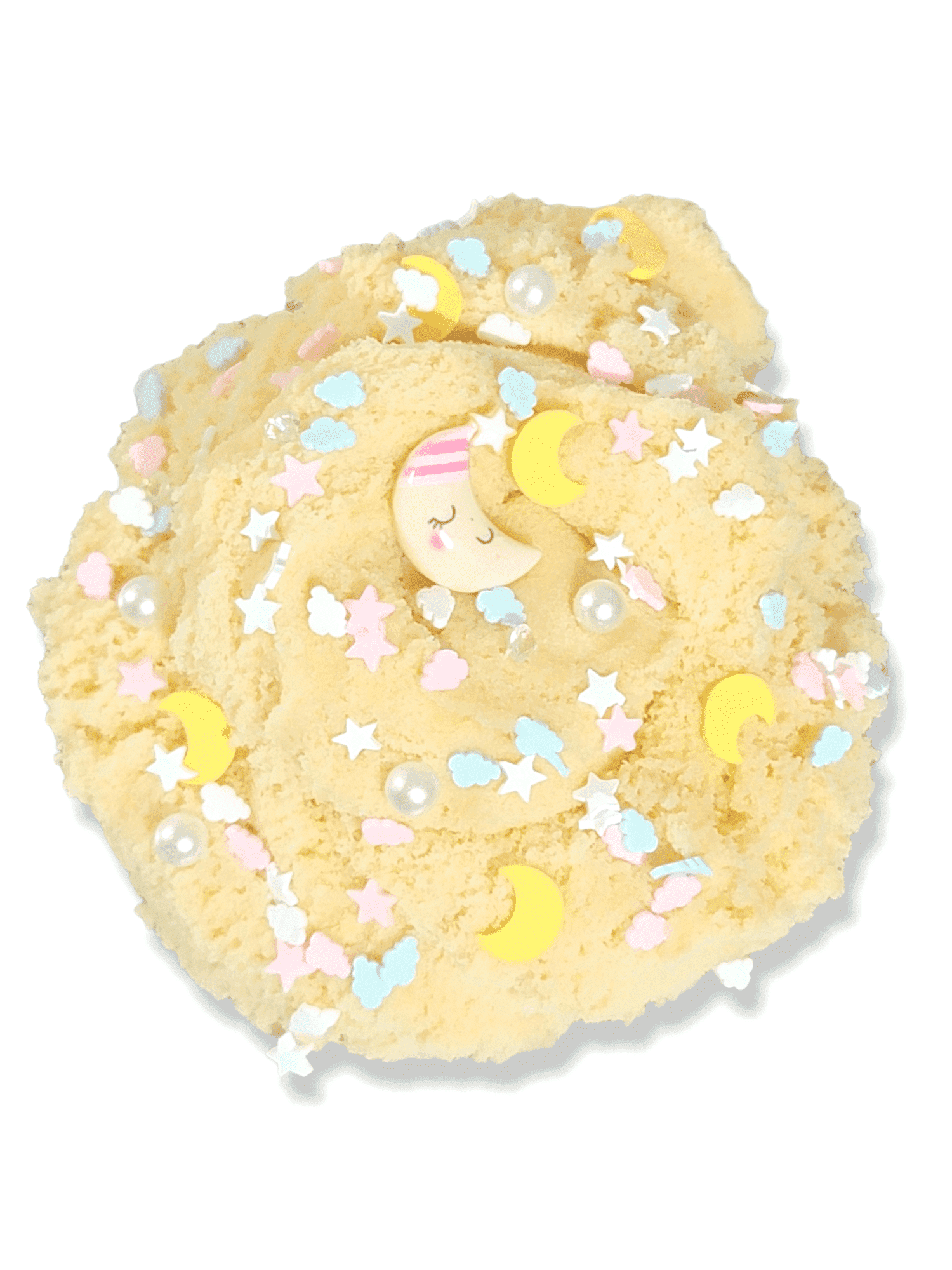 Beary Sleepy Cloud Slime Bundle with Plushie, Fresh Linen Scent, Stress Relief Sensory Toy 8oz Hoshimi Slimes