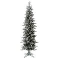 thumbnail image 1 of Frosted Tannenbaum Christmas Tree with Warm White LED Lights, 8 ft. x 28 in., 1 of 1
