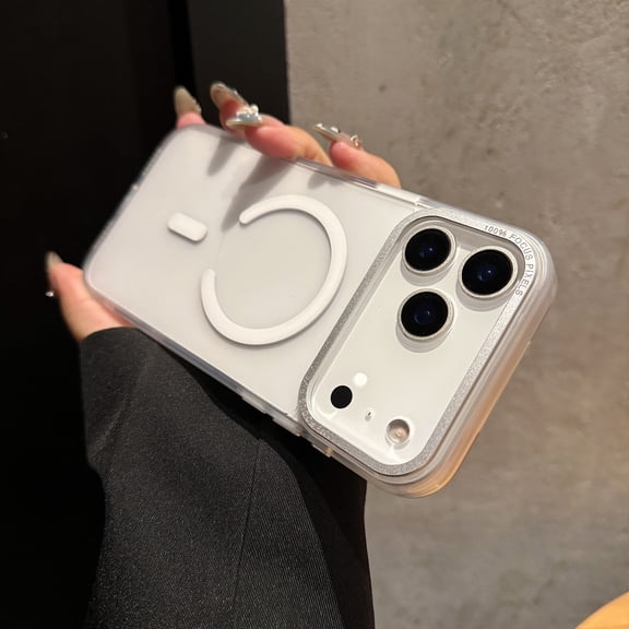 Frosted Translucent Case for iPhone Air, Luxury Ultra Slim TPU + PC Protective Anti-Fingerprint Anti-Scratch Lightweight Drop Protective Phone Case for iPhone Air, White
