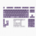 thumbnail image 1 of Frosted Translucent PC Keycap Set, 132 Keys Full Shine-Through Cherry Profile Keycaps Compatible with Wooting 60HE/Magnetic Switch Keyboards, Universal MX Stem, 1 of 2
