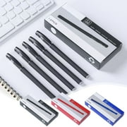 Frosted Unisex GP380 Office Exam Learners Studying Pen Business Ink Pen Ballpoint Pen B-lack Carbon 12's Boxed 24ml Needle tube type