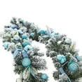 thumbnail image 1 of Frosted Vine For Home Faux Winter Greenery Hanging With Realistic Leaves And Berries Artificial Flowers Home Decor, 1 of 5
