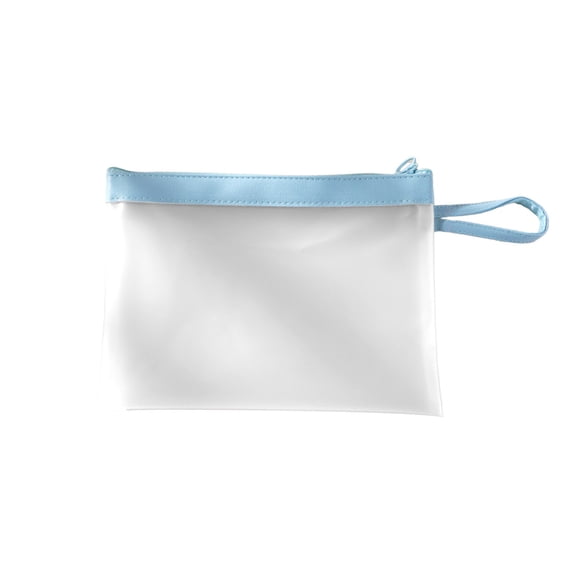 Frosted Waterproof File Pouch, A5 Size Portable Document Holder with Carry Strap, Zipper Closure Organizer for Notes, Planner Inserts, and Stationery, Great Mother's Day Gift for Organized Living