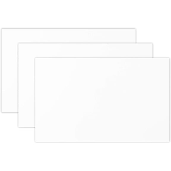 Frosted Window | 3 Sheets of 3mm (1/8th Inch), 12x19 inch, Glowforge Performance Series CO2 Laser Ready, cast Acrylic in a Variety of Solid Opaque Colors, Craft Closet