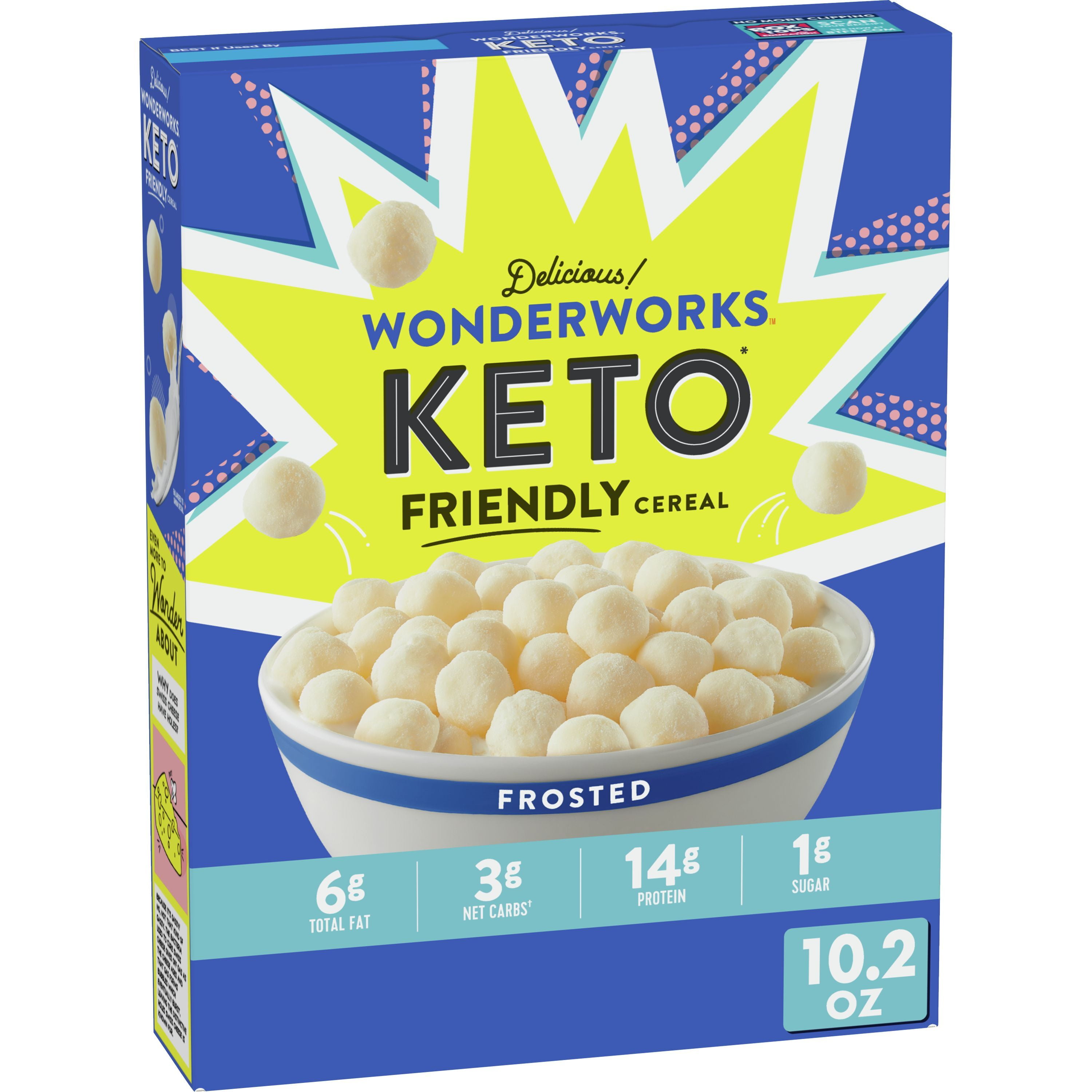 Frosted Wonderworks, Keto Friendly Cereal, 10.2 OZ Box
