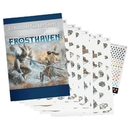Frosthaven: Removable Vinyl Sticker Set to Use with Frosthaven, Board Game Accessory