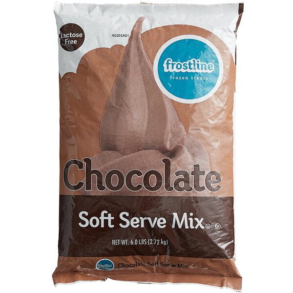 Frostline Chocolate Soft Serve Mix, 6 Pound Bag