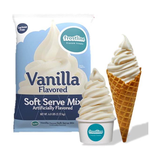 Frostline Vanilla Soft Serve Ice Cream Mix, Lactose & Gluten Free