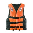thumbnail image 1 of Frostluinai Adult Adjustable Life Jacket, 300 D Polyester Oxford Cloth Orange, 1 of 4