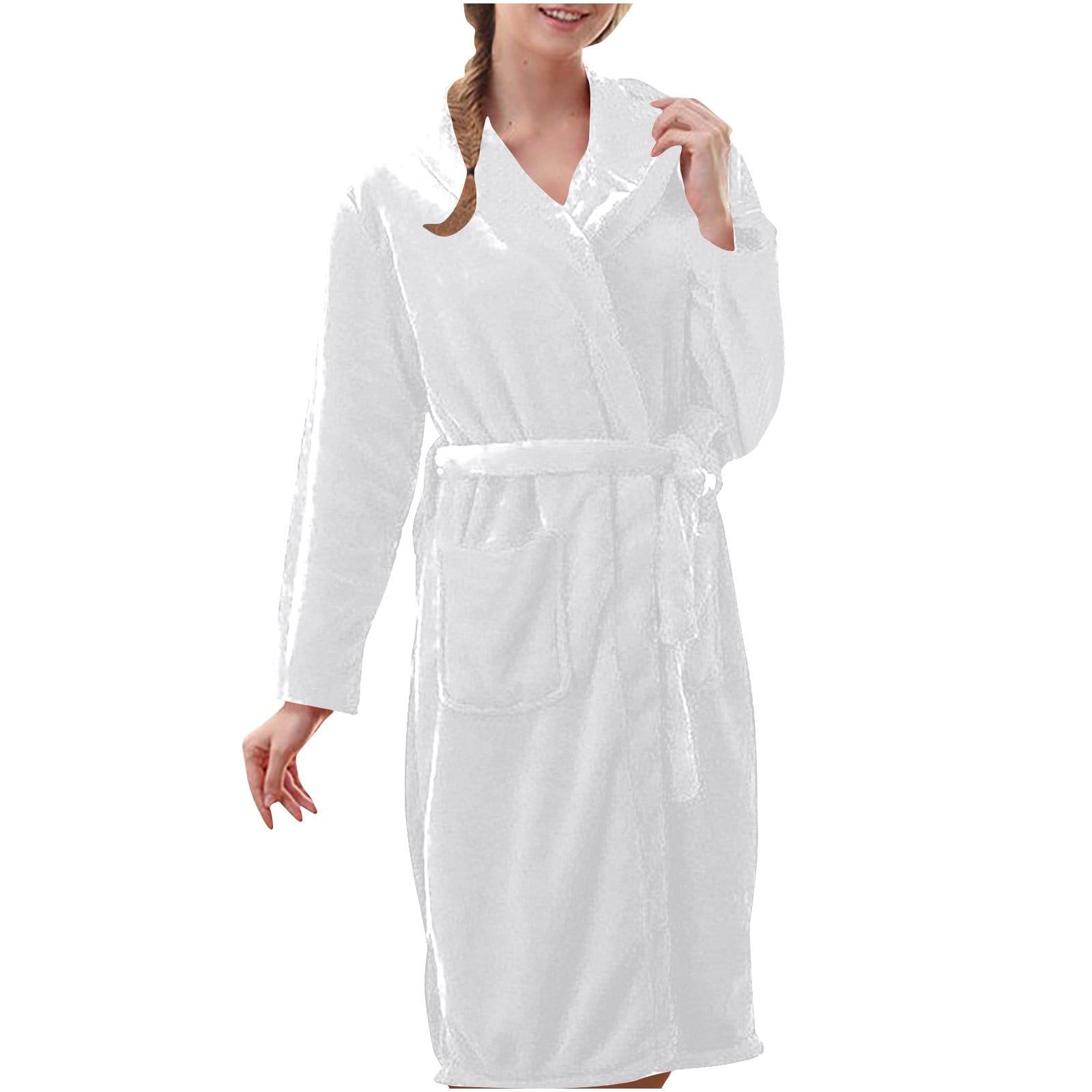 Frostluinai Bath Robes for Women Men 2023! Unisex Plus Size Fleece