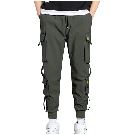 Frostluinai Cargo Pants For Men Overalls Men'S Loose Men'S Harlan Leggings Large Casual Pants