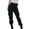 thumbnail image 1 of Frostluinai Cargo Pants For Women Cargo Pants For Women High Waist Cargo Joggers Active Fit Stretch Cargo Straight Pant Casual High Waist Military Outdoor Trousers Sweatpants With Pockets, 1 of 9
