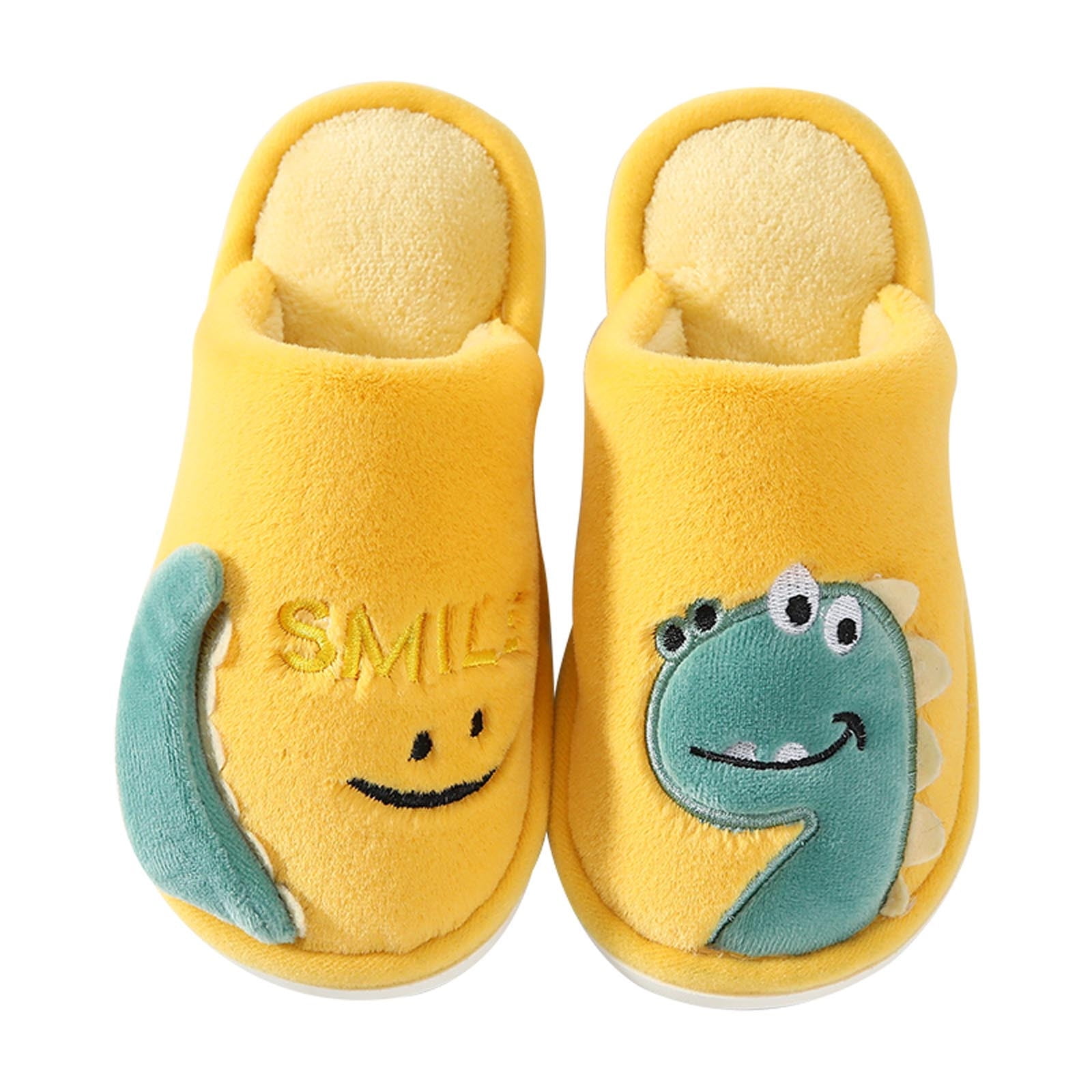 Frostluinai Cotton Slippers For Kids Toddler Slippers Winter Warm Home