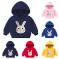 thumbnail image 1 of Frostluinai Cute Hoodies for Toddler Boy 2-7Y Little Girls Graphic Print Sweatshirts Fall Warm Pullover Tops Long Sleeve Casual Hoodies, 1 of 6
