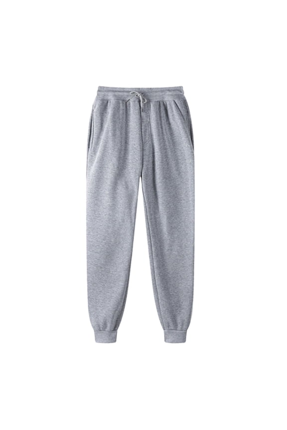 Fleece Sweatpants Women Baggy Drawstring Elastic Waisted Pants Solid Color Lounge Sweat Pants Comfortable Trouser with Pocket