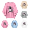 thumbnail image 1 of Frostluinai Gifts for Breast Cancer Survivor Women Pink Ribbon Print Pullover Sweatshirts Crewneck Long Sleeve Lightweight Fall Clothes S-XXL, 1 of 6
