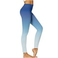 thumbnail image 1 of Frostluinai Gradient Leggings for Women High Waisted Yoga Workout Leggings Stretchy Butt Lifting Leggings Lounge Gym Skinny Pants Womens Leggings, 1 of 2