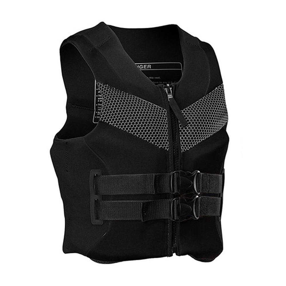 Frostluinai Life Jackets For Adults Adjustable Women Mens Life Jacket Swim Vests , Kayak Ski Buoyancy Fishing Boat Watersport Buoyancy Aid Swim Jackets Portable Snorkel Vest