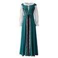 thumbnail image 1 of Frostluinai Medieval Dress Renaissance Costume For Women Victorian Dress Gothic Renaissance Dress Vintage Ball Gown Women Fall Winter Gothic Retro Floral Print Ball Gowns Gowns Two-piece Dress, 1 of 5
