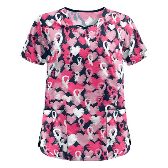 Samickarr Fashion Ruched Round Neck Blouse Tees For Women Solid Color Loose Short Sleeve Tops Summer Classic T-Shirt