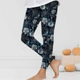thumbnail image 1 of Frostluinai Pumpkin Leggings for Little Girl Toddler Boy 3-8Y Halloween Party Tights Hight Waist Stretch Workout Yoga Leggings for Kids, 1 of 6